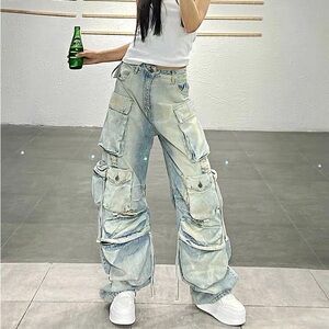 Like Attico wide leg jeans size 26